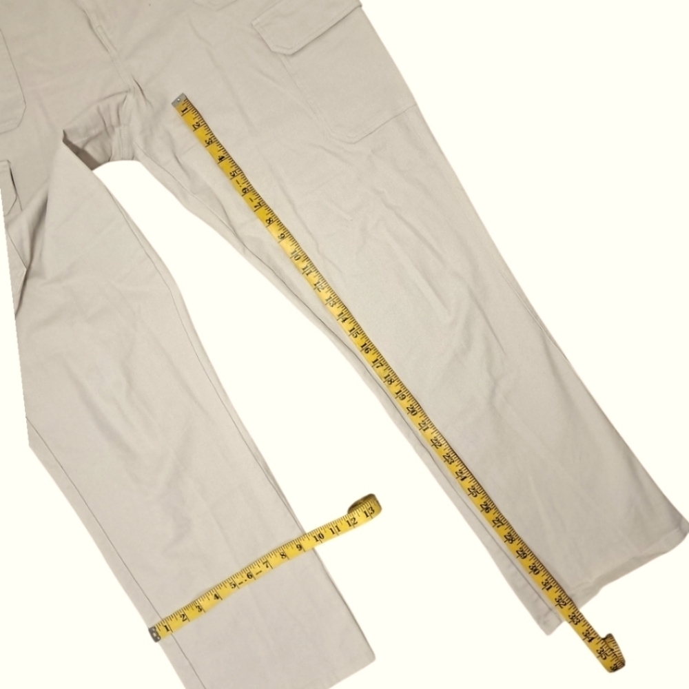 American Tall Cargo Chino Pants | 12 Tall | Soft Beige | Utility Style - Picture 15 of 16